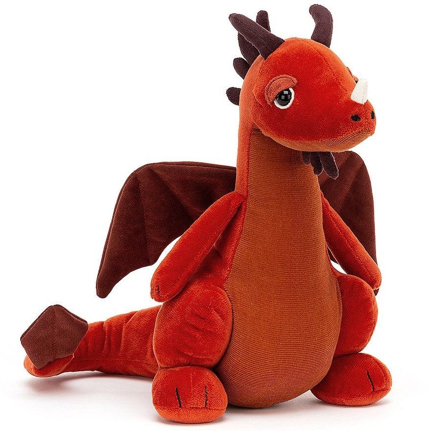 Jellycat: przytulanka smok Paprika Dragon 25 cm - Noski Noski