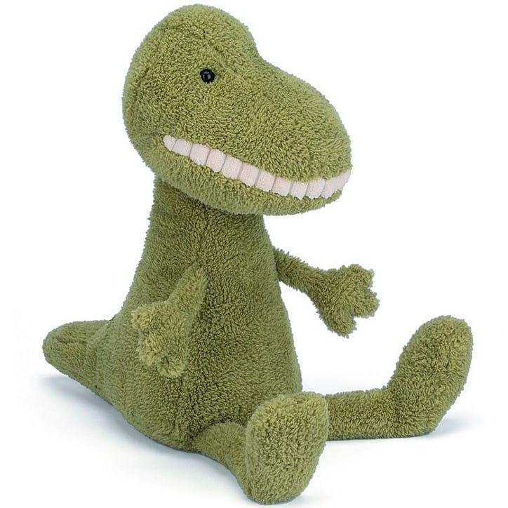 Jellycat: uśmiechnięta przytulanka dinuś Toothy T-Rex 36 cm - Noski Noski
