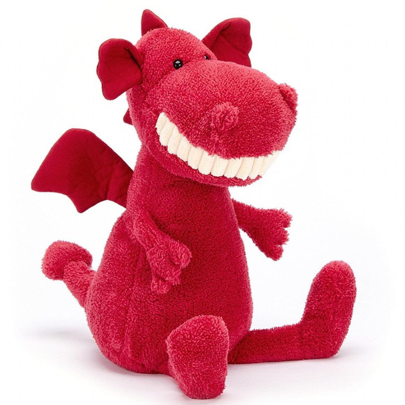Jellycat: uśmiechnięta przytulanka smok Toothy Dragon 36 cm - Noski Noski