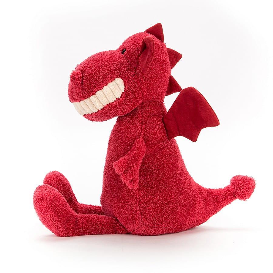 Jellycat: uśmiechnięta przytulanka smok Toothy Dragon 36 cm - Noski Noski