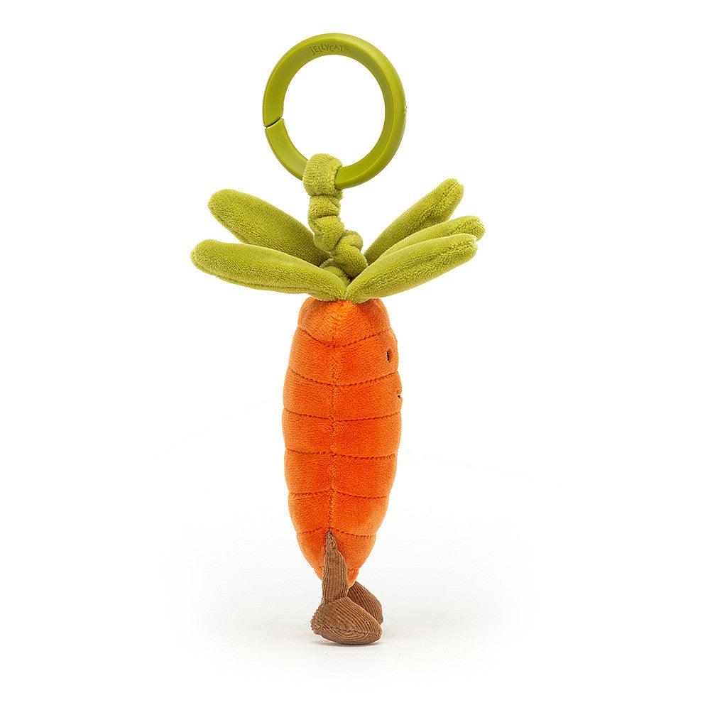Jellycat: wibrująca zawieszka marchewka Vivacious Carrot Jitter 15 cm - Noski Noski