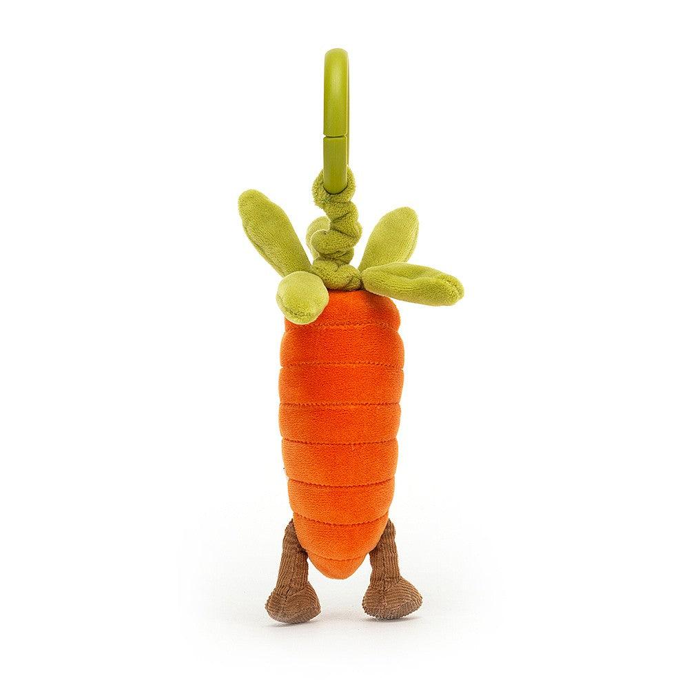 Jellycat: wibrująca zawieszka marchewka Vivacious Carrot Jitter 15 cm - Noski Noski
