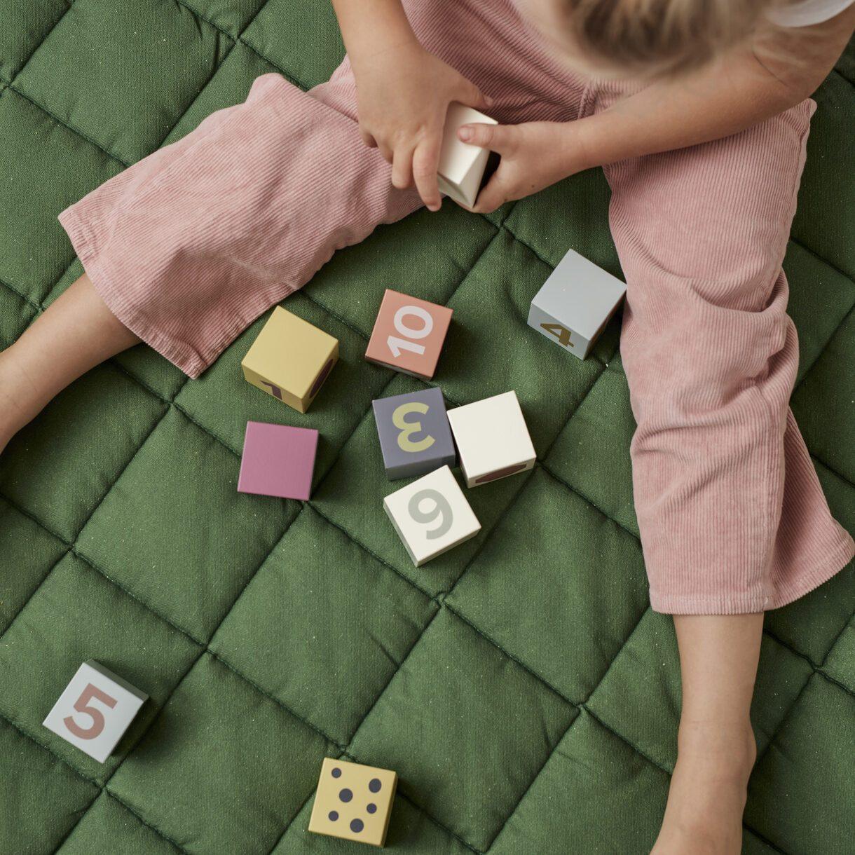 Kid's Concept: drewniane klocki Edvin 10 szt. - Noski Noski