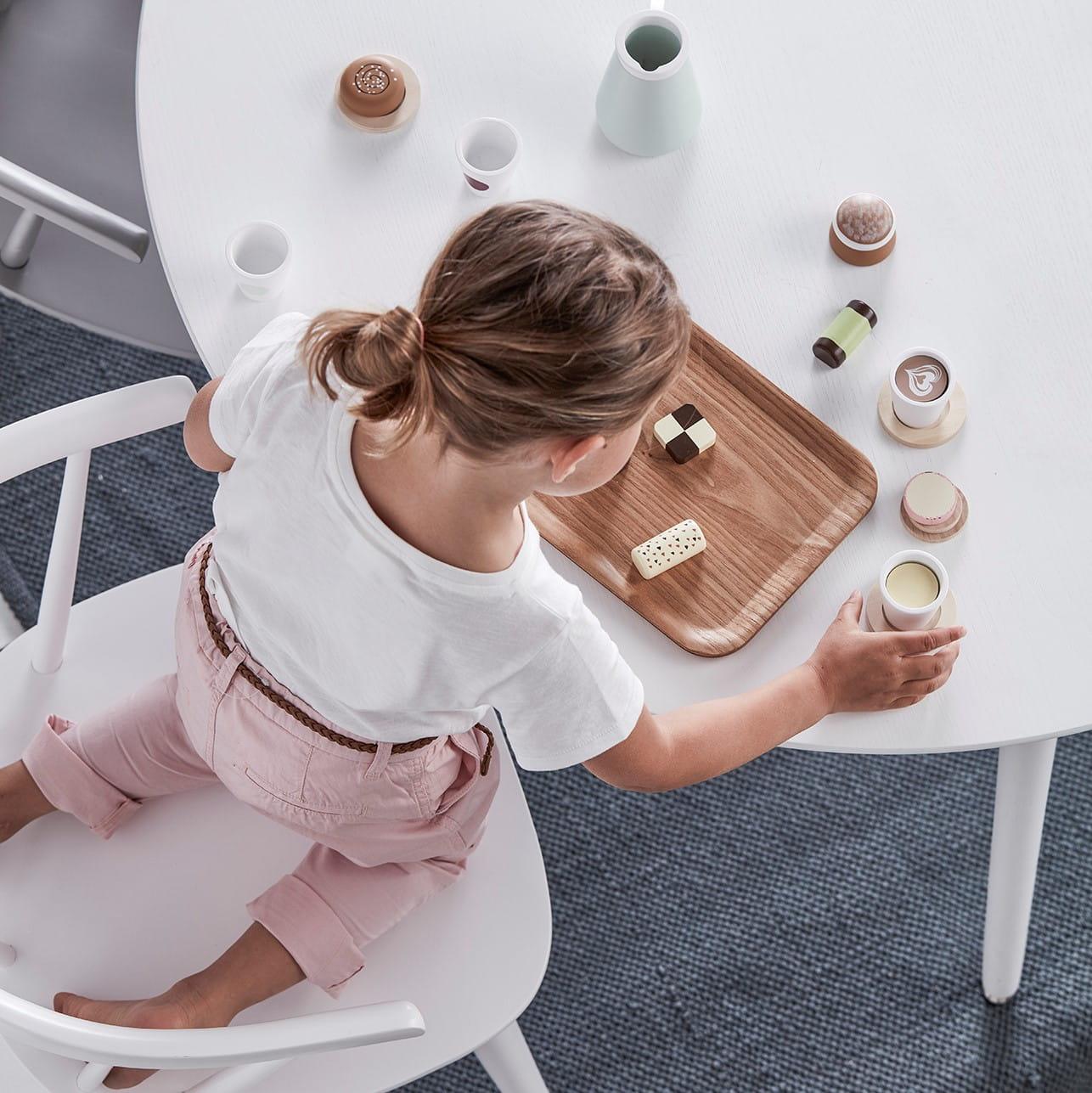 Kid's Concept: drewniany serwis do kawy Kid's Bistro - Noski Noski