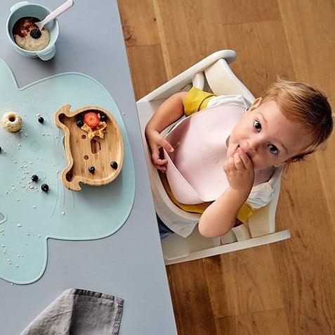 Lässig: śliniak silikonowy z kieszonką Little Chums Mysz - Noski Noski