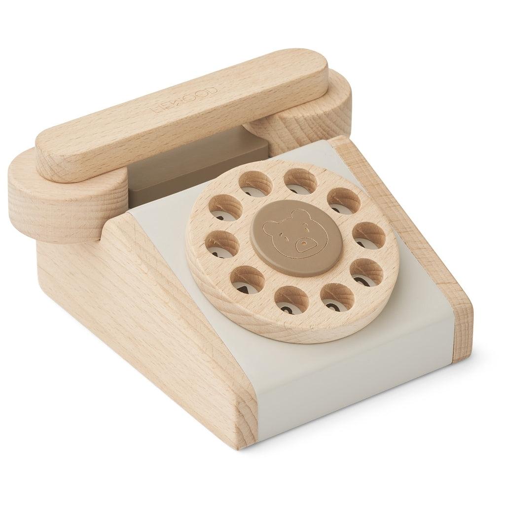 Liewood: drewniany telefon Selma Classic Phone - Noski Noski