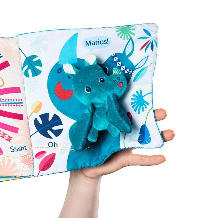 Lilliputiens: quiet book książeczka wielofunkcyjna Tato gdzie jesteś? - Noski Noski