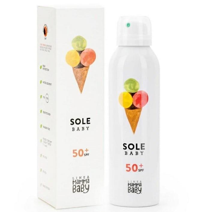 Linea MammaBaby: emulsja przeciwsłoneczna dla dzieci Sole Baby SPF 50+ - Noski Noski