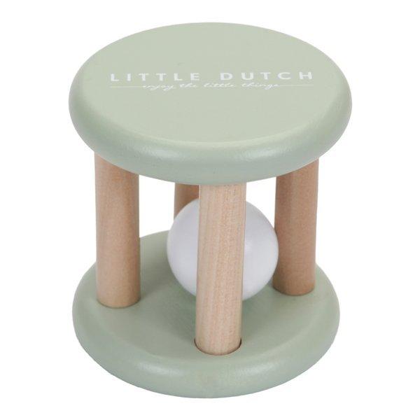 Little Dutch: drewniana grzechotka Rattle Roller - Noski Noski