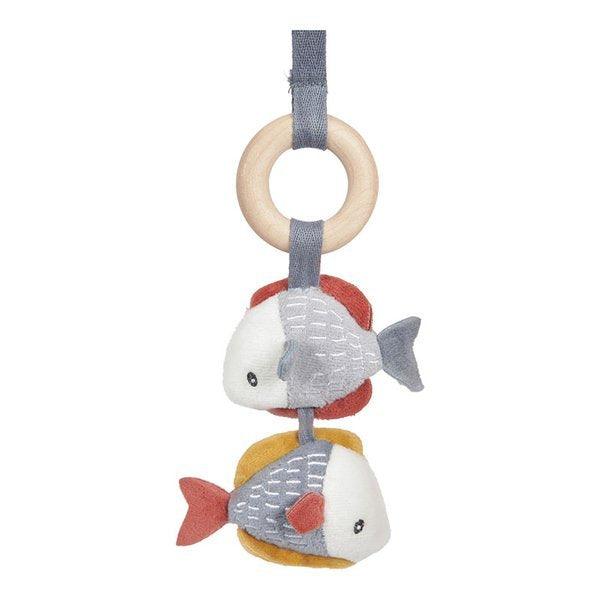 Little Dutch: drewniany pałąk z zabawkami Baby Gym Ocean - Noski Noski