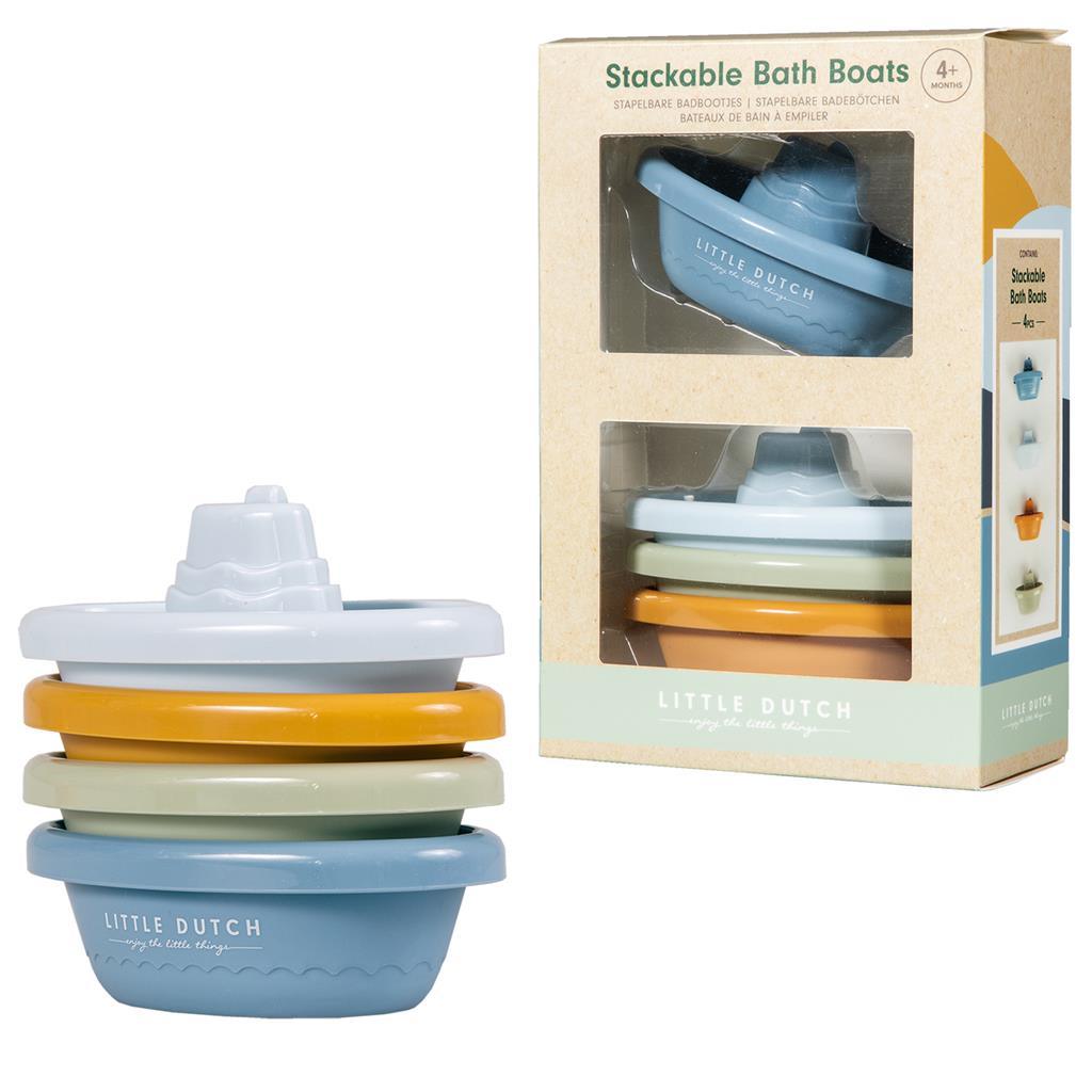 Little Dutch: łódeczki do kąpieli Stackable Bath Boats - Noski Noski