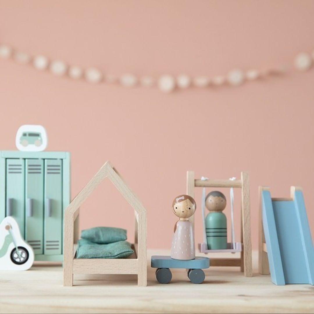Little Dutch: pokój dziecięcy do domku dla lalek Children's Room - Noski Noski