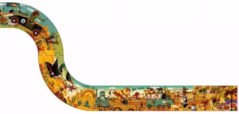 Londji: 3-metrowe puzzle My Race 54 el. - Noski Noski