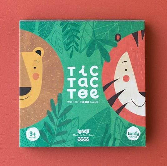 Londji: drewniana gra Tic Tac Toe Lion & Tiger - Noski Noski