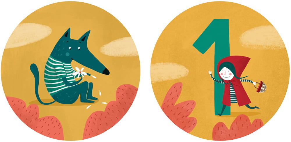 Londji: gra memo nauka liczenia 10 Tales - Noski Noski