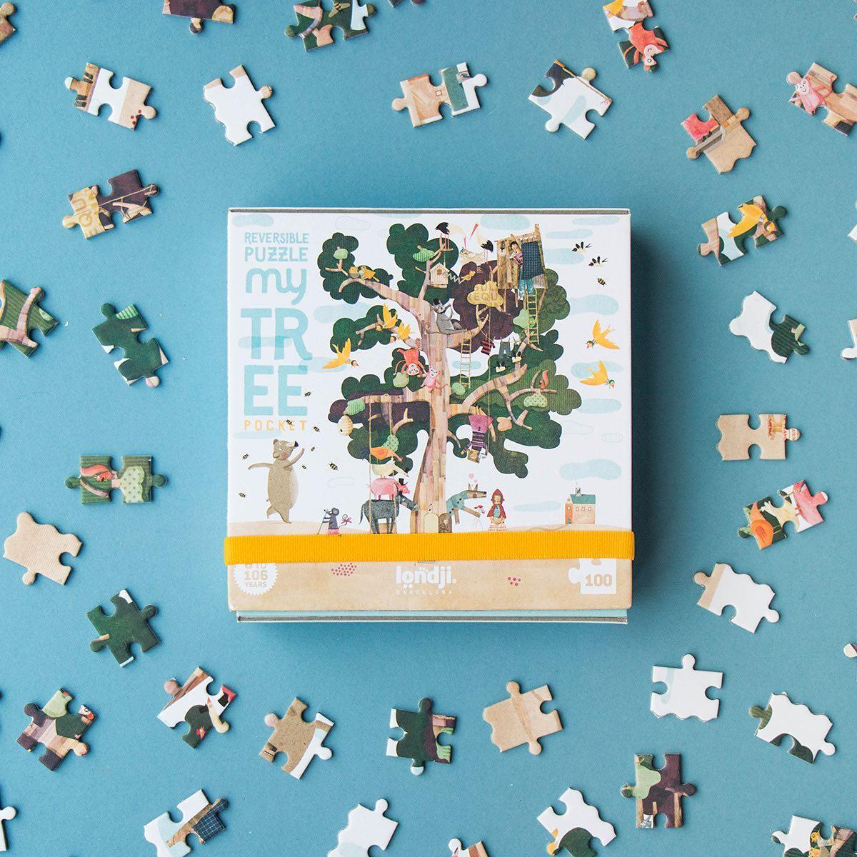 Londji puzzle kieszonkowe My Tree - Noski Noski