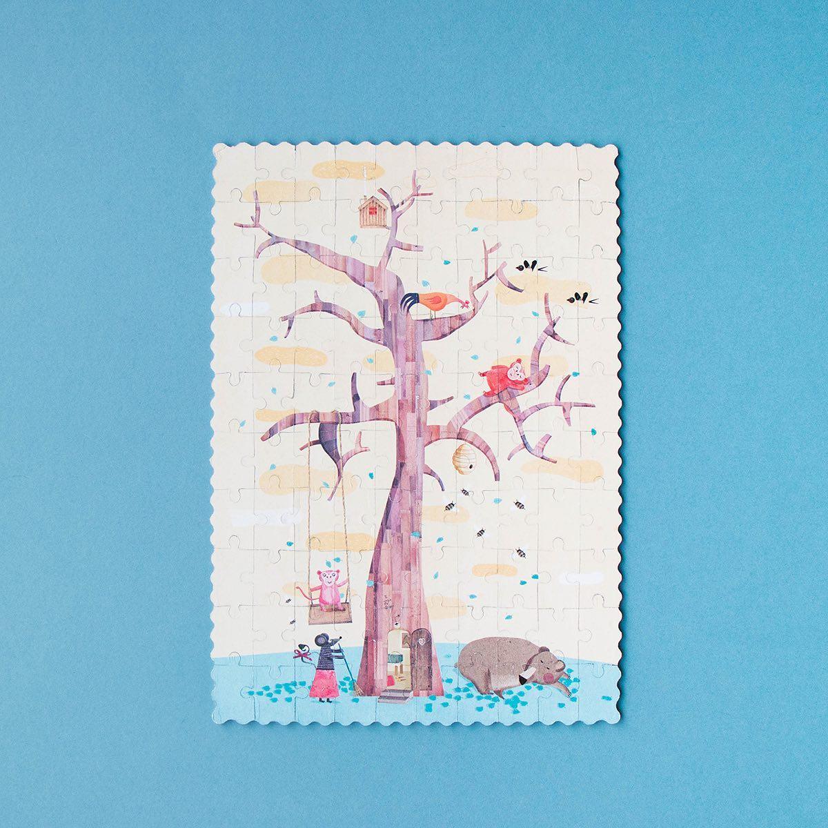 Londji puzzle kieszonkowe My Tree - Noski Noski