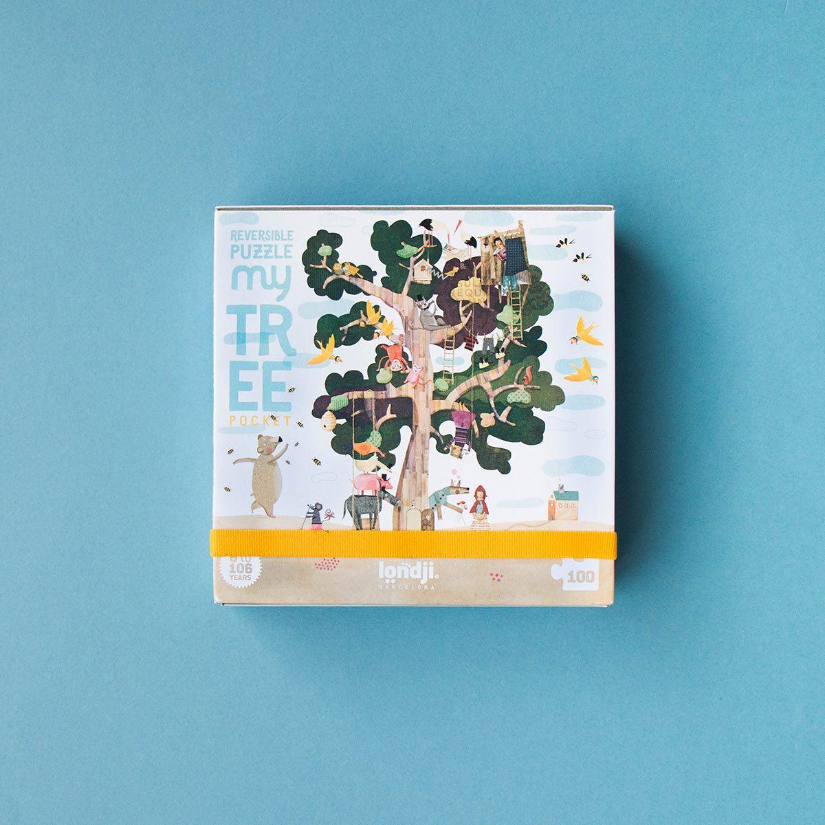 Londji puzzle kieszonkowe My Tree - Noski Noski