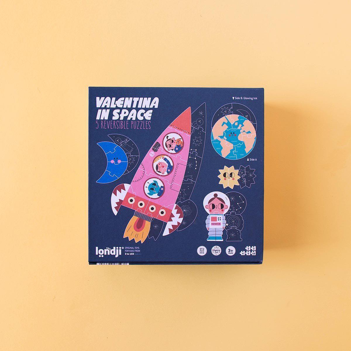 Londji: puzzle kosmos Valentina in Space 24 el. - Noski Noski