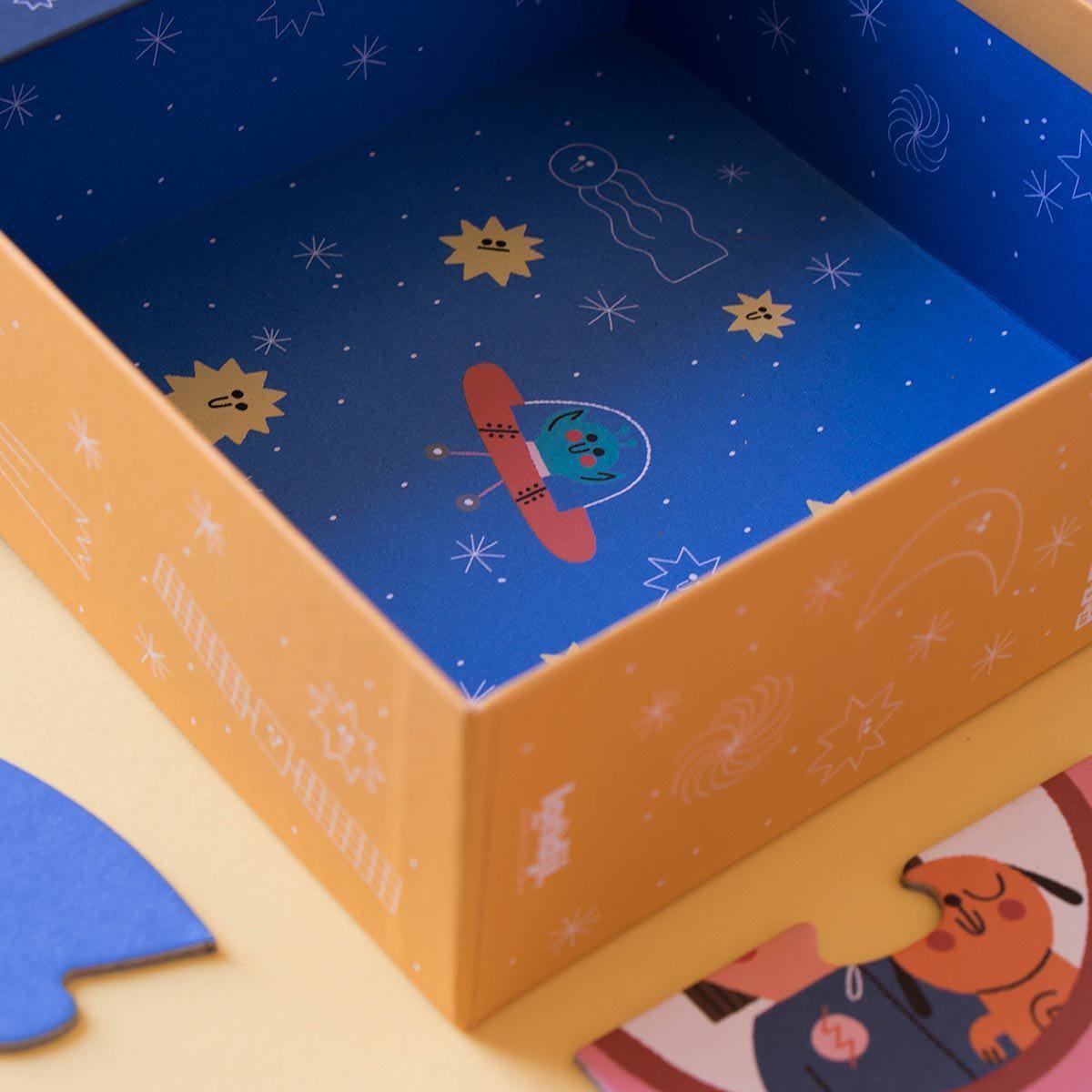 Londji: puzzle kosmos Valentina in Space 24 el. - Noski Noski