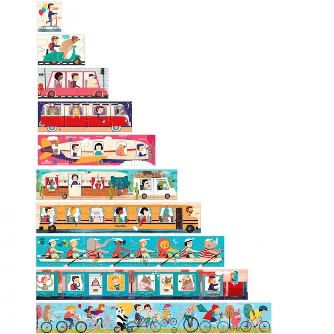 Londji: puzzle progresywne 10 Travelers - Noski Noski