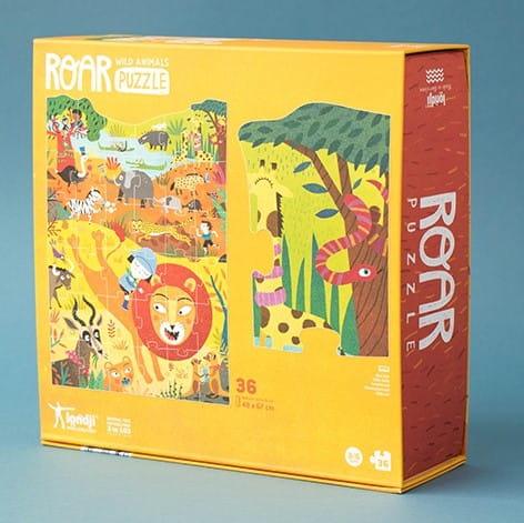 Londji: puzzle zwierzęta z dżungli Roar 36 el. - Noski Noski