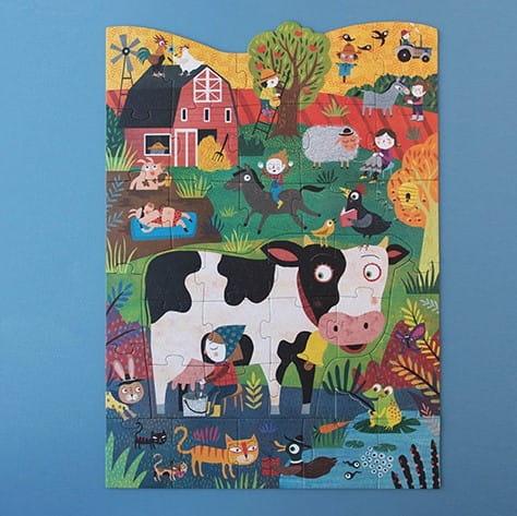 Londji: puzzle zwierzęta z farmy Moo 36 el. - Noski Noski