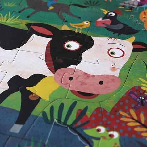 Londji: puzzle zwierzęta z farmy Moo 36 el. - Noski Noski