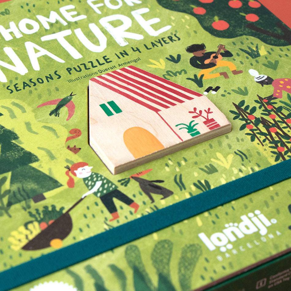 Londji: układanka A Home for a Nature - Noski Noski