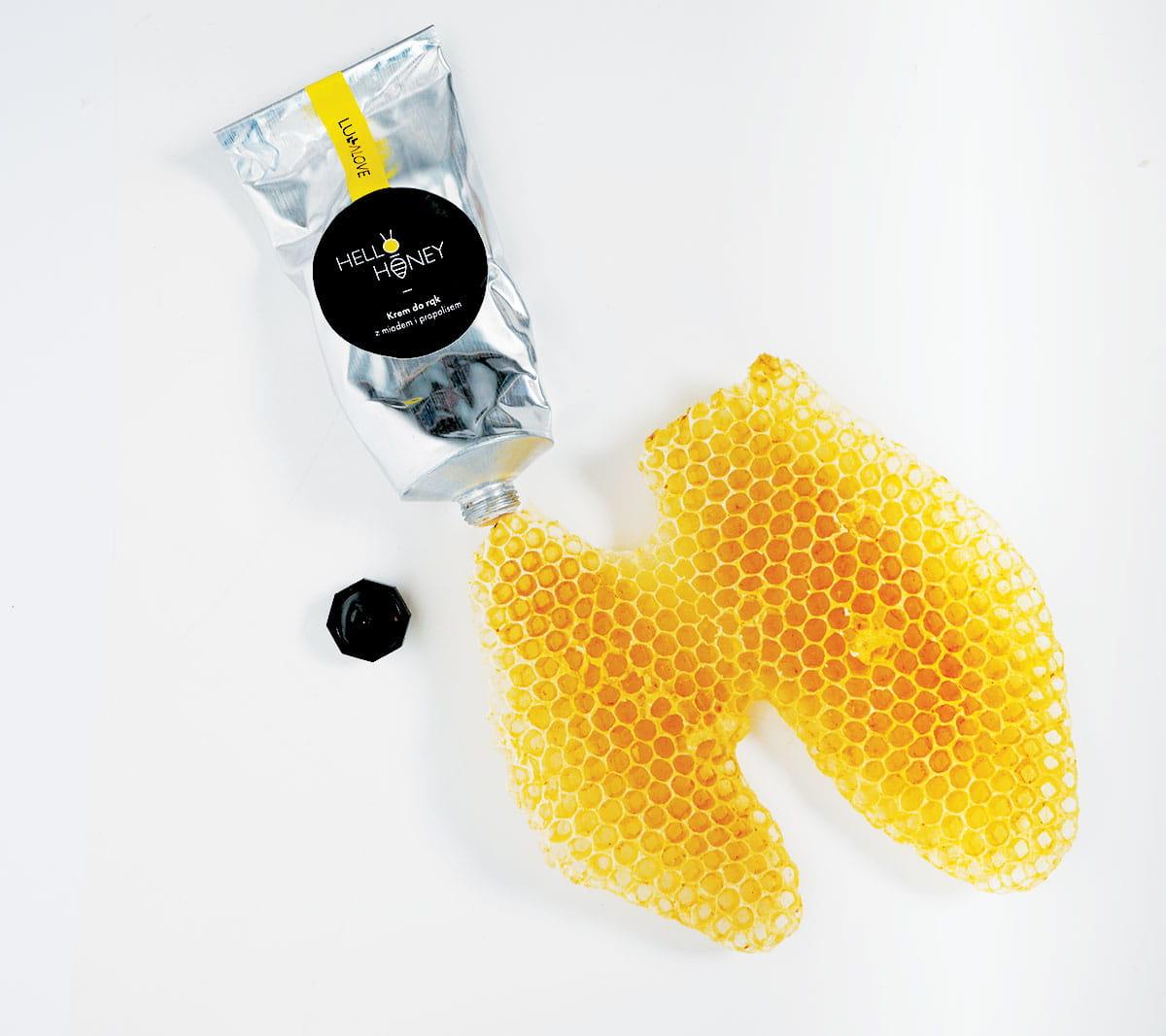 Lullalove: krem do rąk z propolisem Hello Honey - Noski Noski