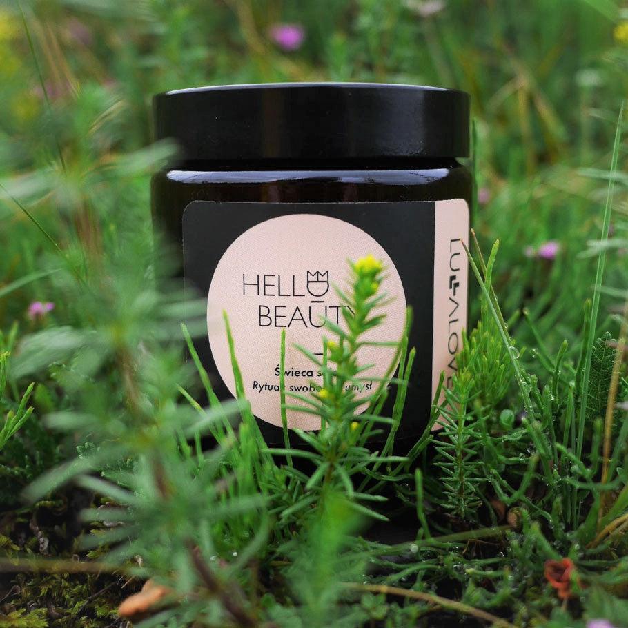 Lullalove: świeca sojowa Swobodny Umysł Hello Beauty - Noski Noski