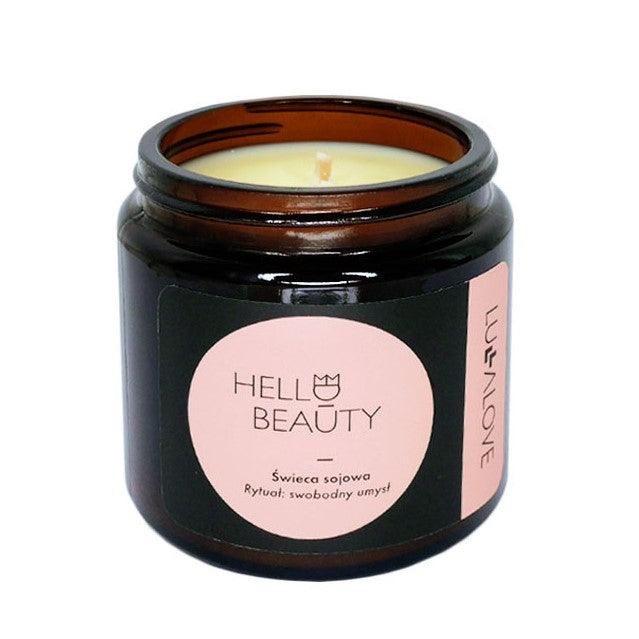 Lullalove: świeca sojowa Swobodny Umysł Hello Beauty - Noski Noski