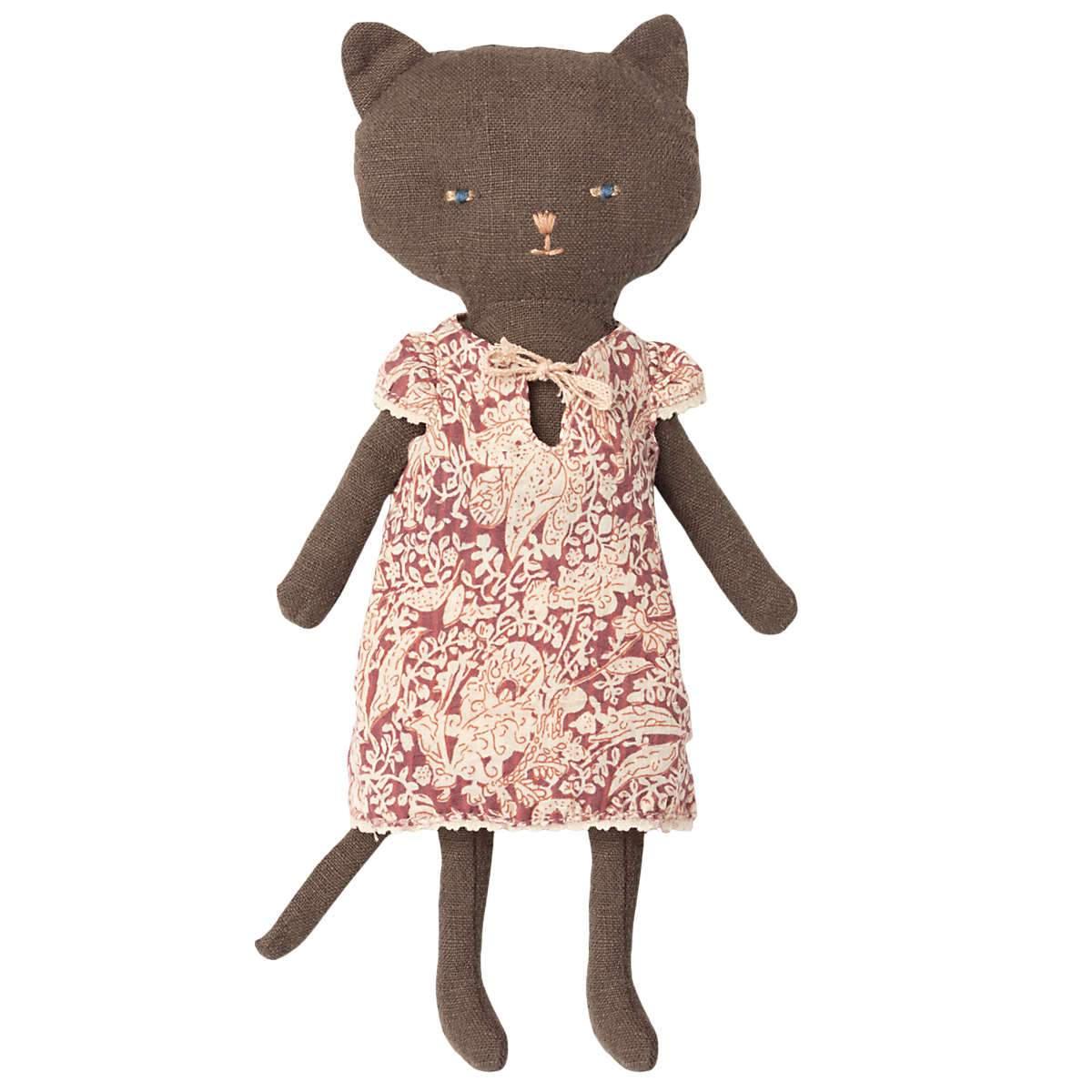 Maileg: maskotka kotek Chatons Kitten Black - Noski Noski