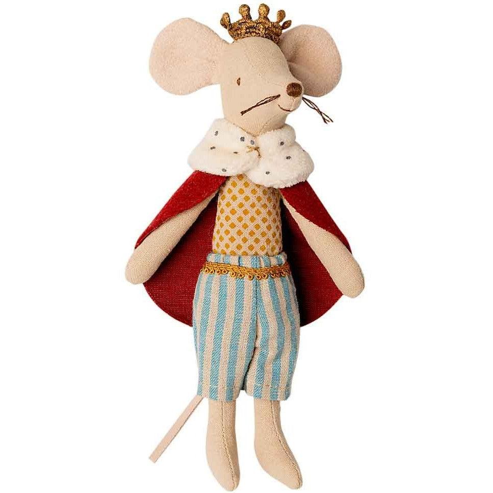 Maileg: maskotka myszka król King Mouse 15 cm - Noski Noski