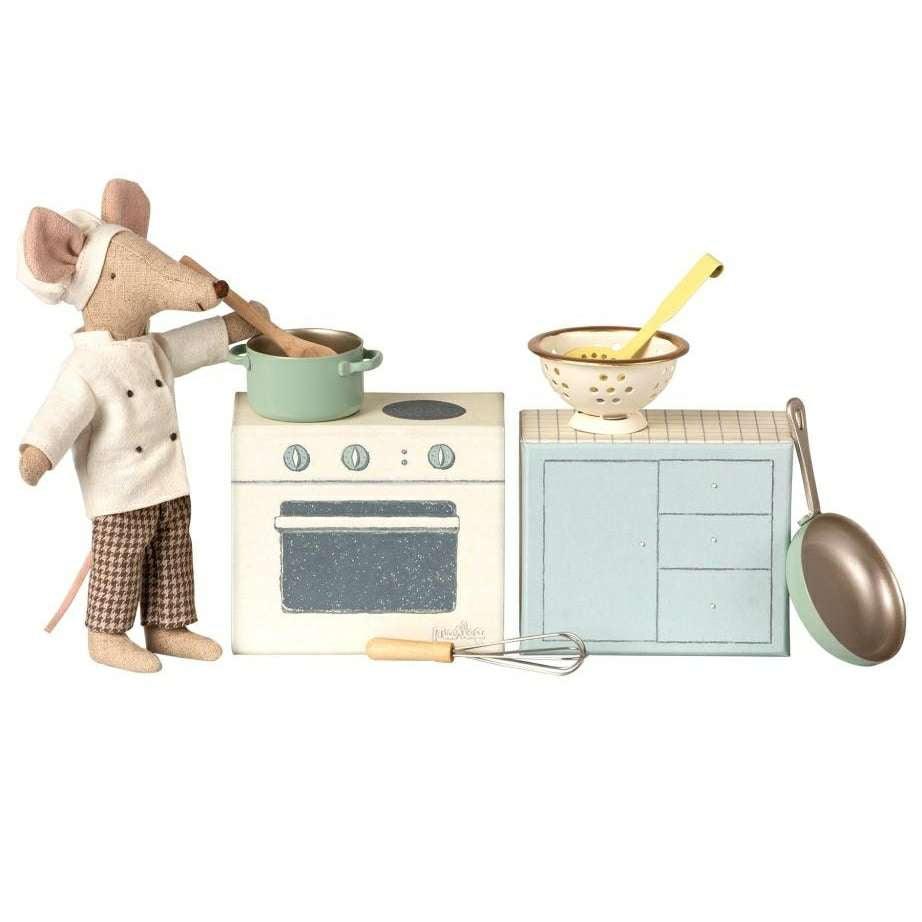 Maileg: maskotka myszka Szef Kuchni 15 cm - Noski Noski