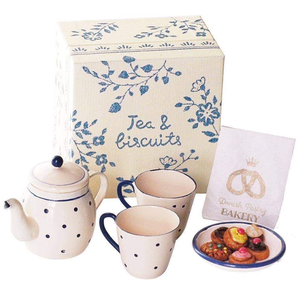 Maileg: serwis do herbaty Tea & Biscuits - Noski Noski