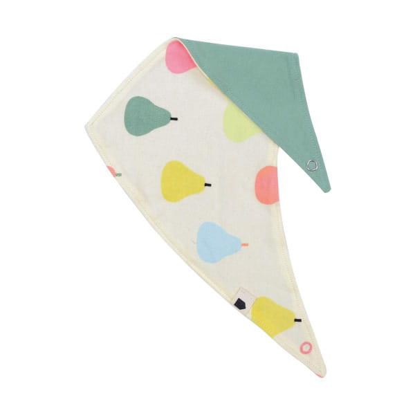 Maison Petit Jour: bawełniany śliniak bandana Gruszki - Noski Noski