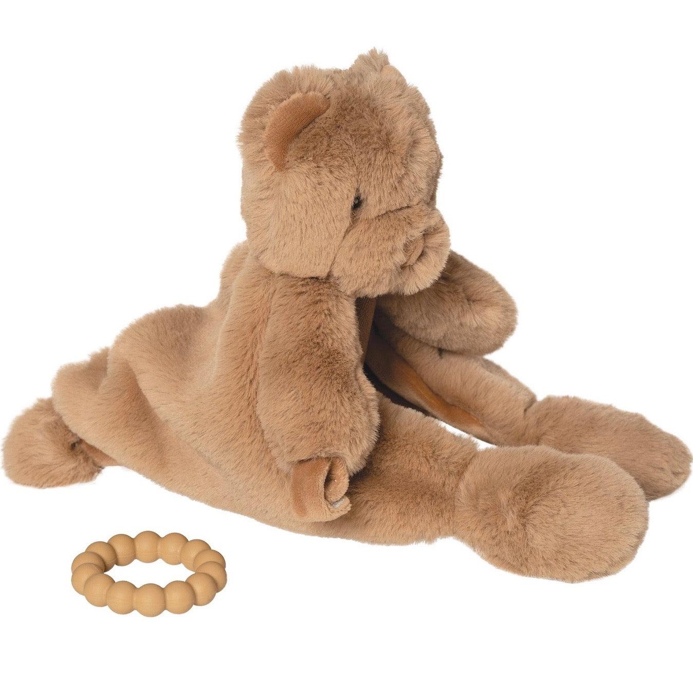 Manhattan Toy: dou dou misio Sleepy Time Bear Soft Blankie - Noski Noski