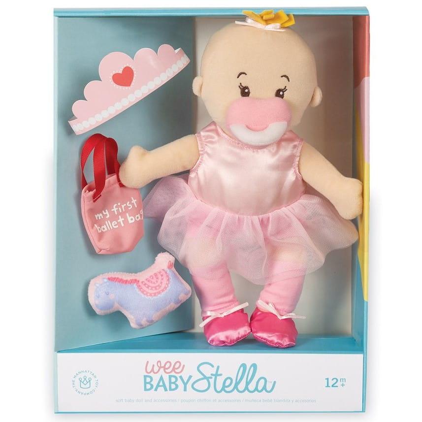 Manhattan Toy: pluszowa lalka ballerina Wee Baby Stella - Noski Noski