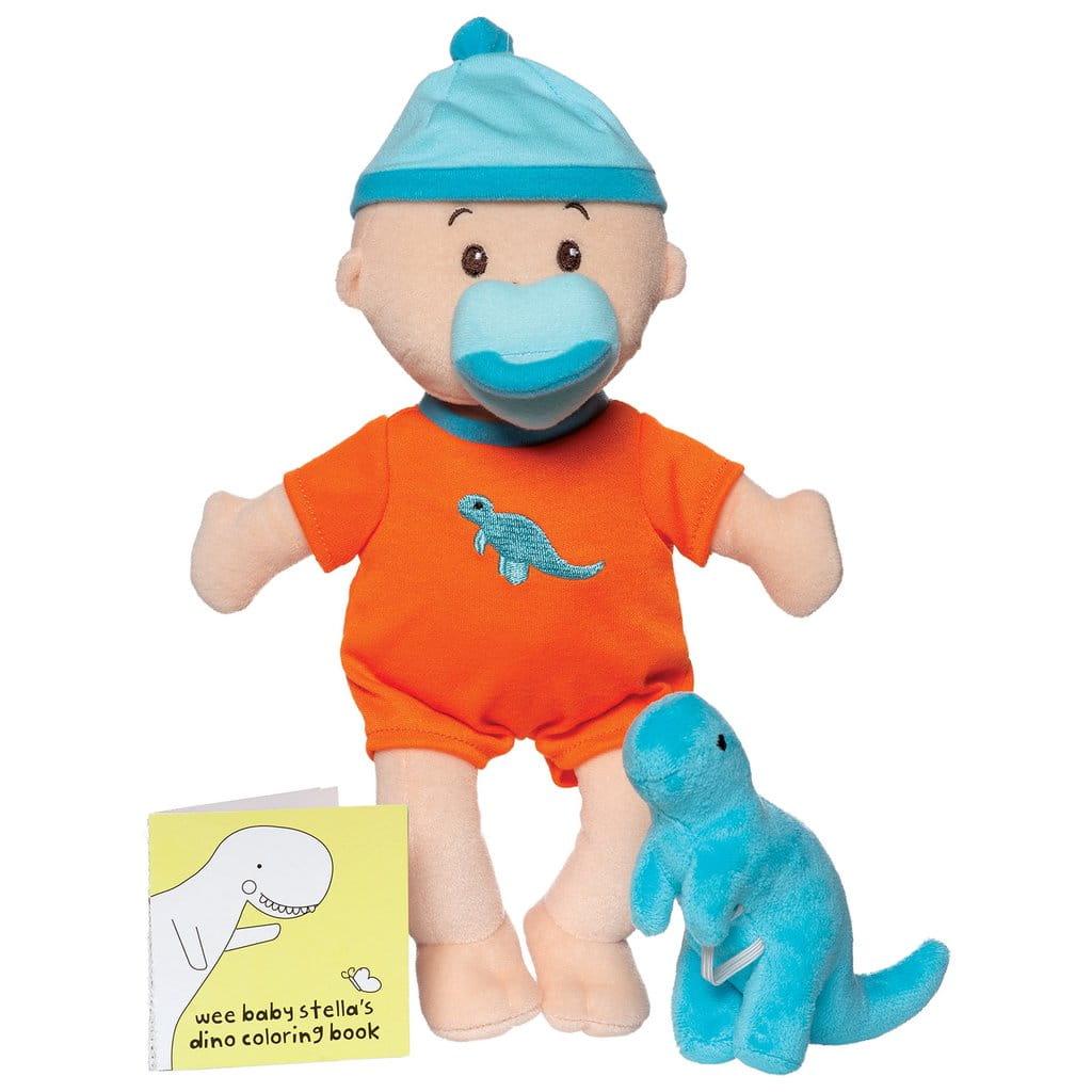 Manhattan Toy: pluszowa lalka z dinusiem Wee Baby Stella - Noski Noski