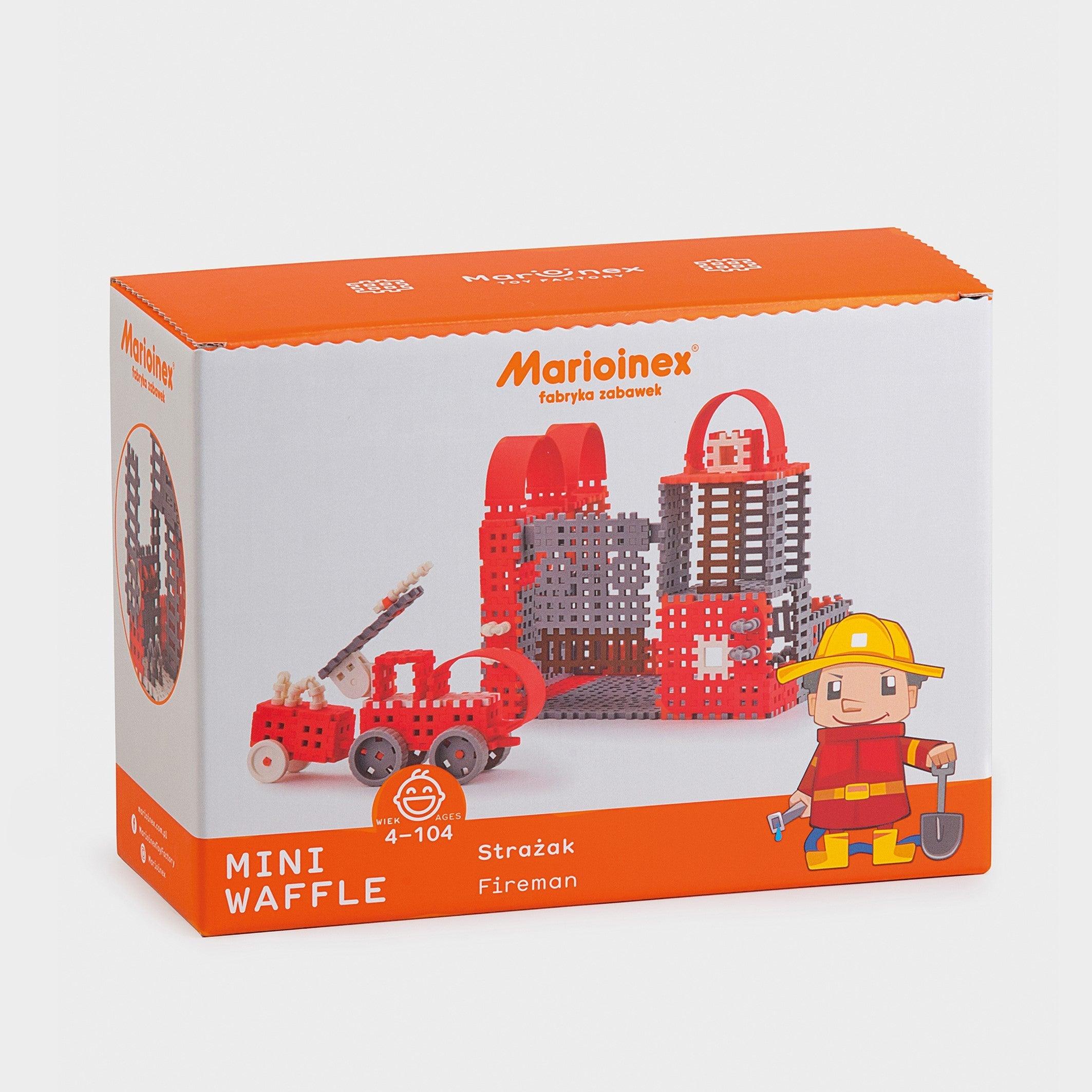 Marioinex: klocki Mini Waffle Fireman Big 163 - Noski Noski