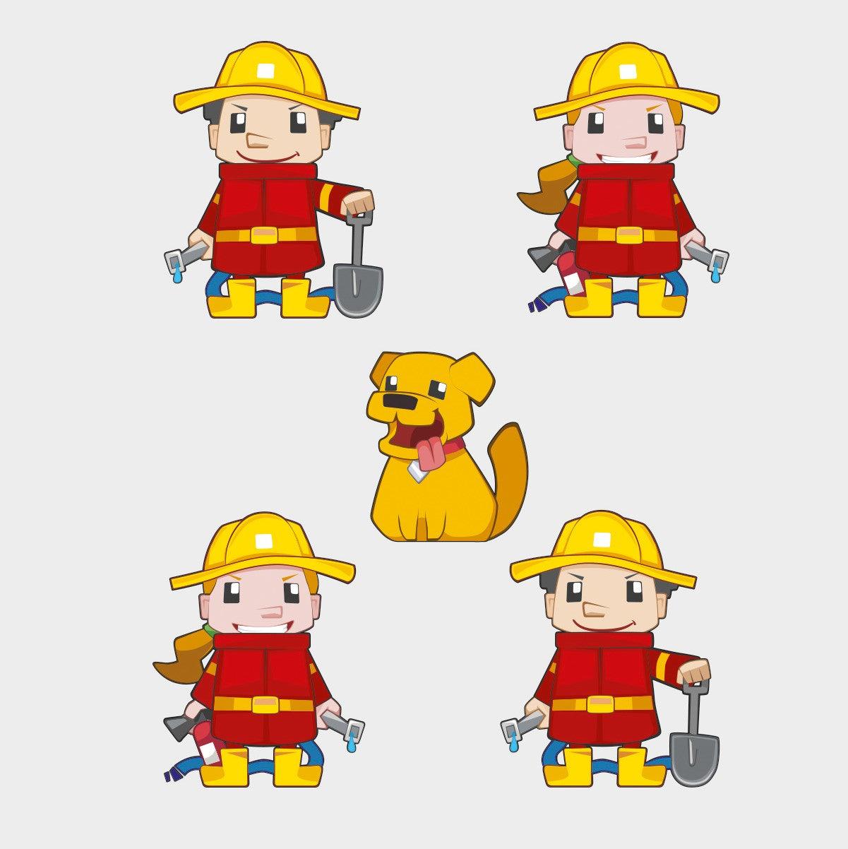 Marioinex: klocki Mini Waffle Fireman Big 163 - Noski Noski