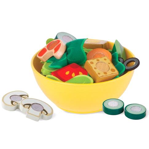 Melissa and Doug: drewniana sałatka Slice & Toss Salad Set - Noski Noski
