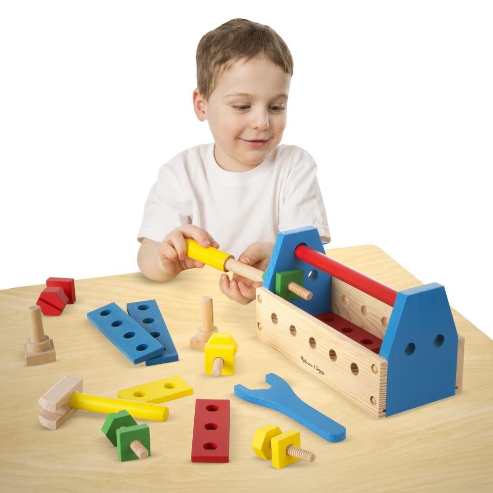 Melissa and Doug: drewniana skrzynka z narzędziami Take-Along Tool Kit - Noski Noski