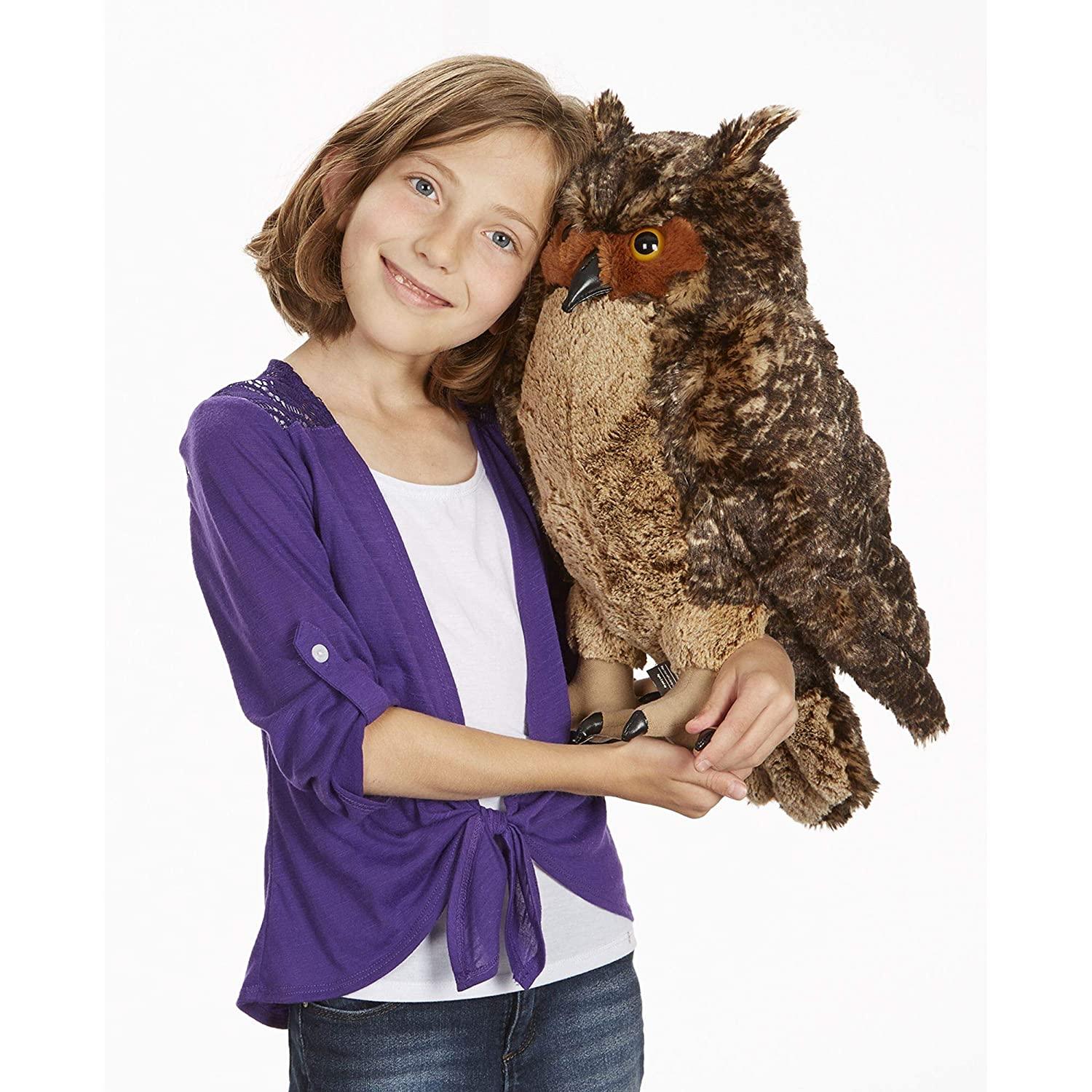 Melissa & Doug: duża przytulanka Sowa - Noski Noski