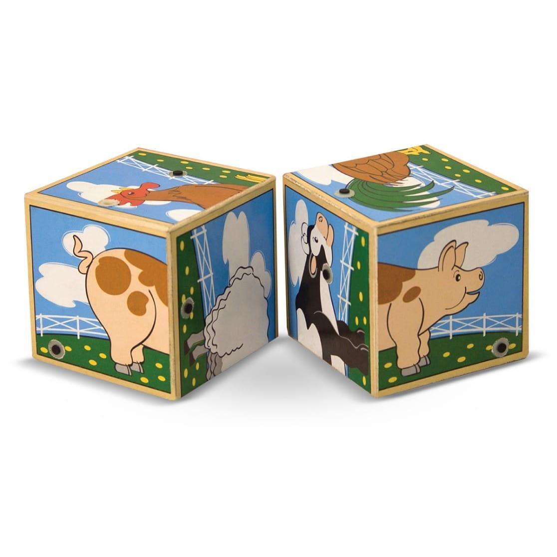 Melissa and Doug: klocki dźwiękowe Farma - Noski Noski