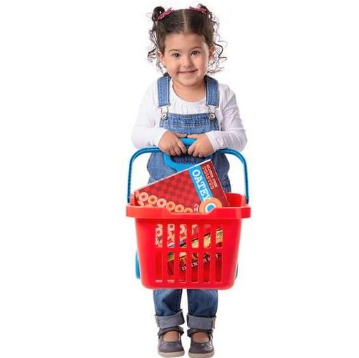 Melissa and Doug: koszyk z zakupami Fill & Roll Grocery Basket - Noski Noski