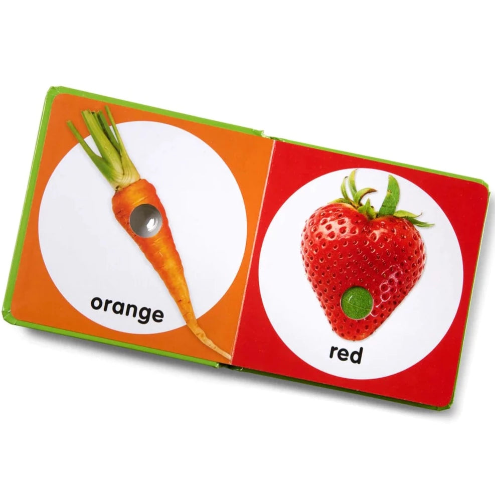Melissa & Doug: książeczka z przyciskami Poke-a-Dot First Colours - Noski Noski
