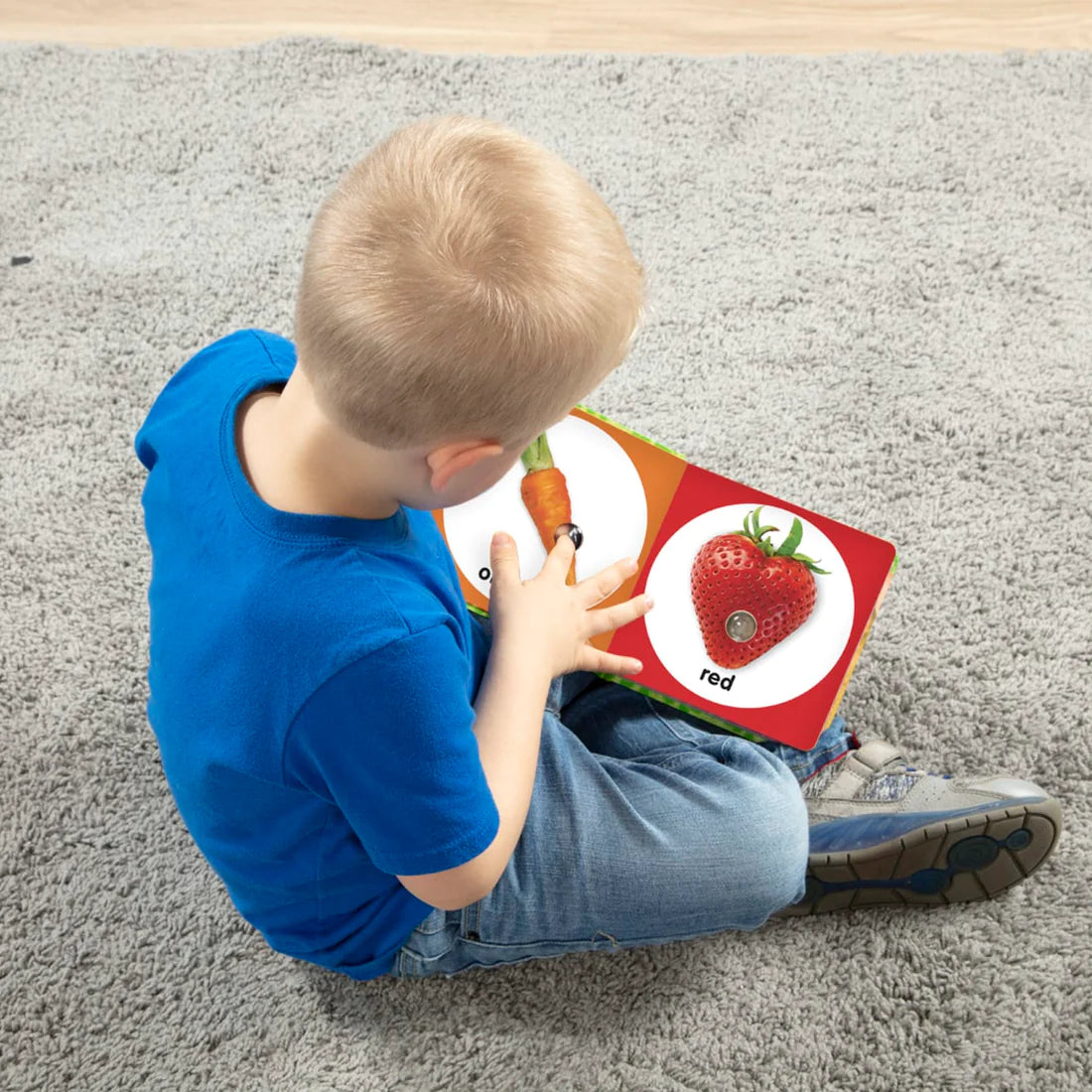 Melissa & Doug: książeczka z przyciskami Poke-a-Dot First Colours - Noski Noski