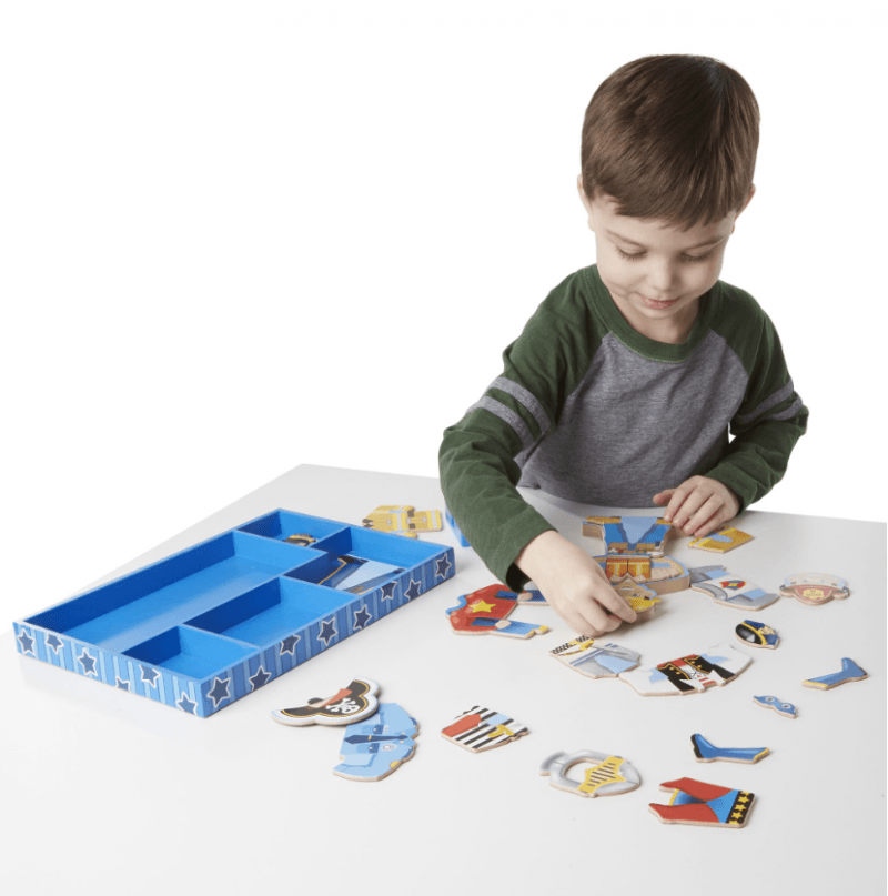 Melissa & Doug: magnetyczna ubieranka Billy - Noski Noski